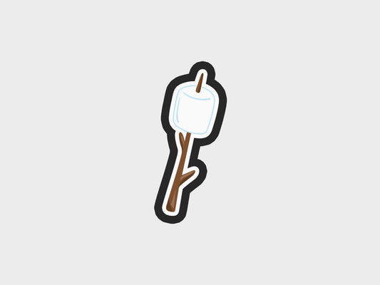Marshmallow Stick Camping Kids Cookie Cutter STL Files Cookie Cutter Files