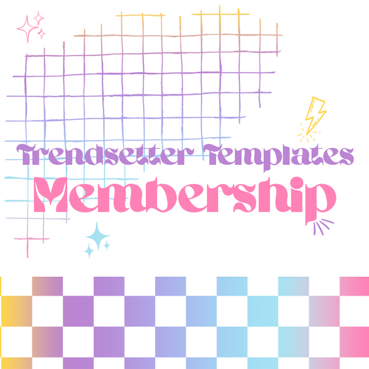 Trendsetter Templates Membership | Coming Soon Sparkle. Joy. Inspiration.