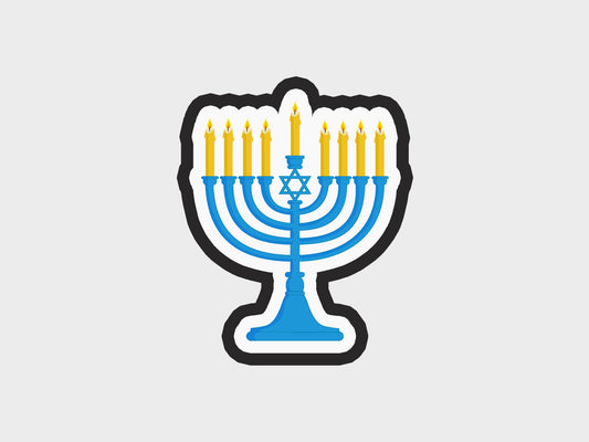 Menorah Hanukkah Cookie Cutter STL Files Cookie Cutter Files