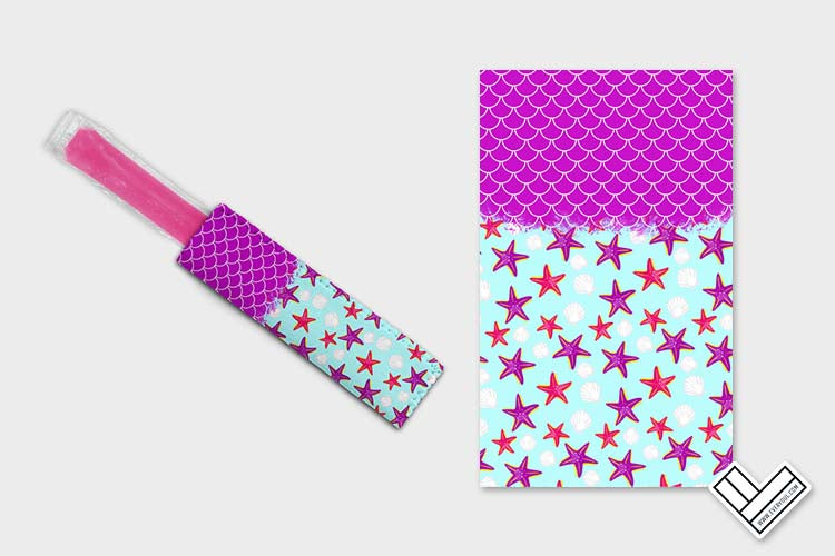 Mermaid Princess 0209 Ice Pop Digital Sublimation Design Sweet Sublimation Designs