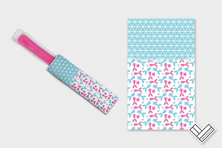 Mermaid Simple 0112 Ice Pop Digital Sublimation Design Sweet Sublimation Designs