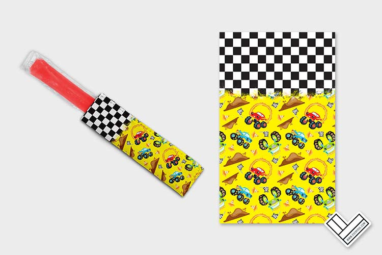 Monster Trucks 0908 Ice Pop Digital Sublimation Design Sweet Sublimation Designs