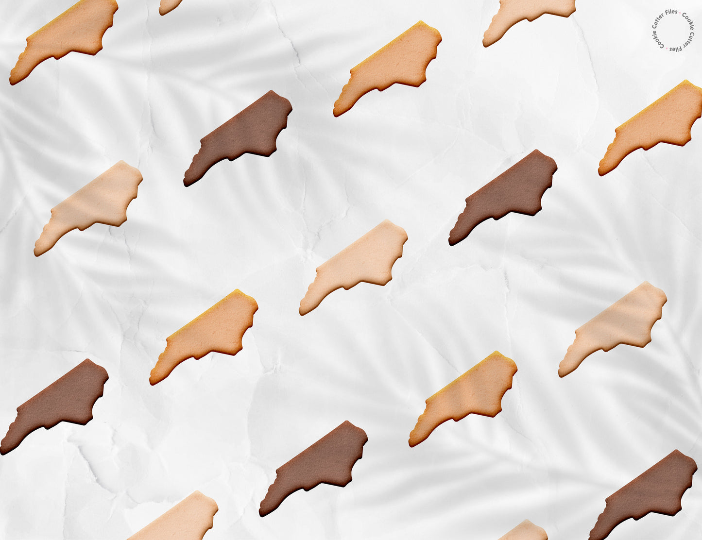North Carolina State Basic Cookie Cutter STL Files Cookie Cutter Files