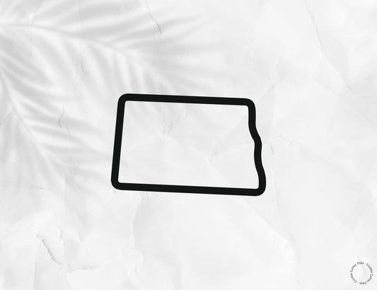 North Dakota State Basic Cookie Cutter STL Files Cookie Cutter Files