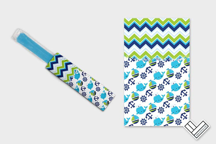 Nautical Baby Whale Blue 0708 Ice Pop Digital Sublimation Design Sweet Sublimation Designs