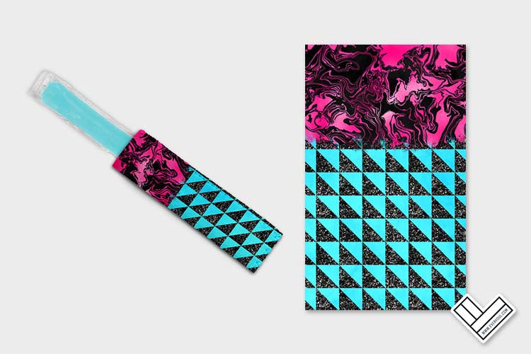 Neon Nights 1102 Ice Pop Digital Sublimation Design Sweet Sublimation Designs