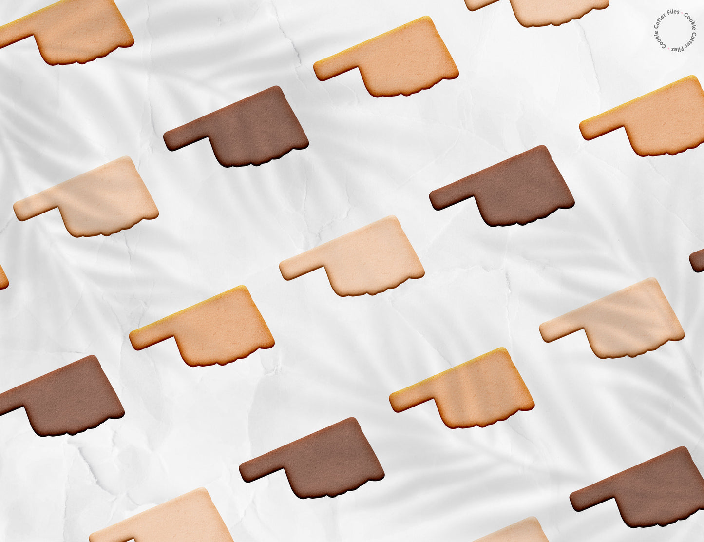 Oklahoma State Basic Cookie Cutter STL Files Cookie Cutter Files