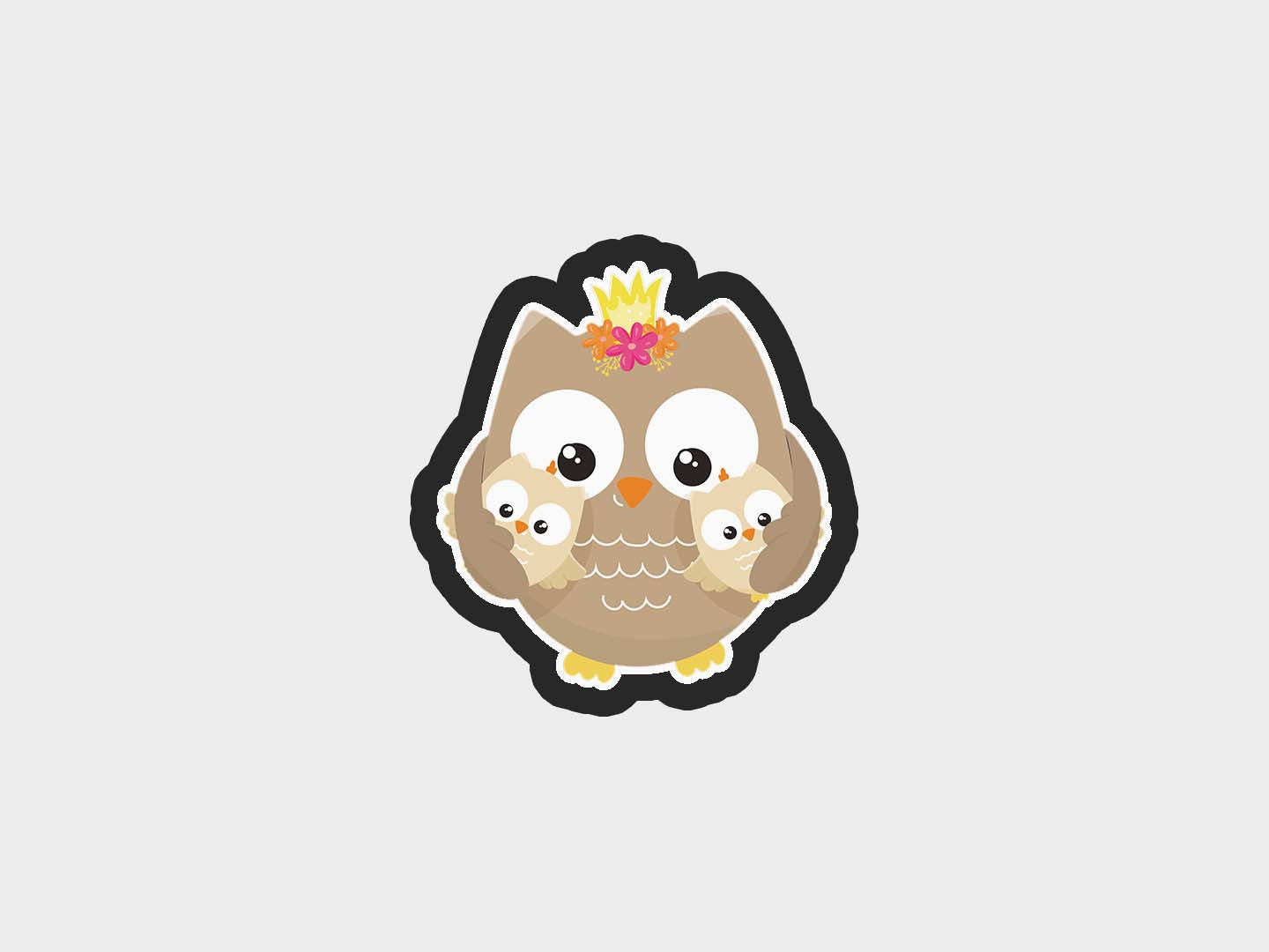 Owl Mother's Love Cookie Cutter STL Files Cookie Cutter Files