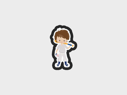 Pitcher Boy Baseball Kids Cookie Cutter STL Files Cookie Cutter Files