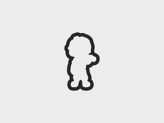 Pitcher Boy Baseball Kids Cookie Cutter STL Files Cookie Cutter Files