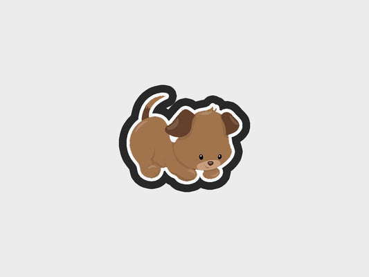 Playing Puppy Dog Cookie Cutter STL Files Cookie Cutter Files