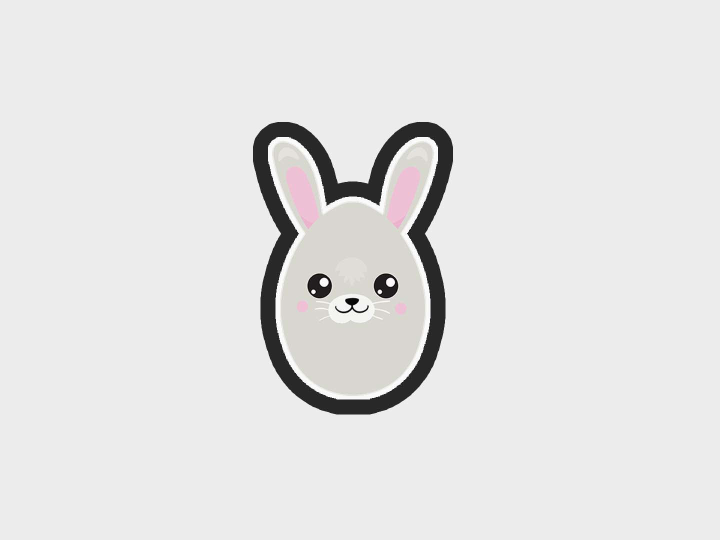 Rabbit Easter Egg Critters Cookie Cutter STL Files Cookie Cutter Files