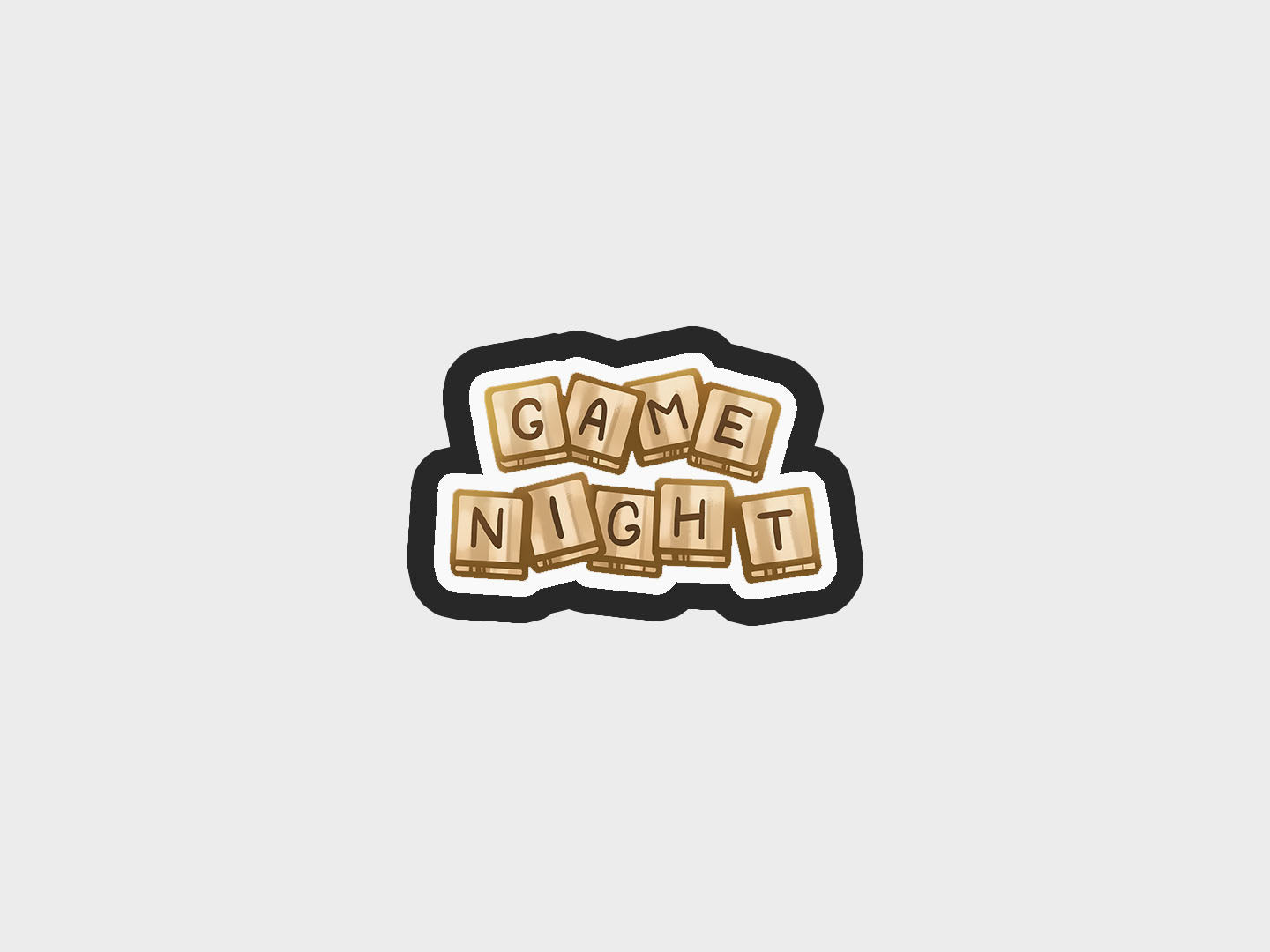 Word Blocks Game Night Cookie Cutter STL Files Cookie Cutter Files