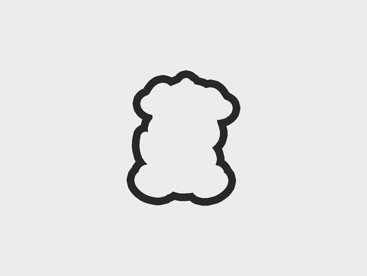 Sitting Up Full Puppy Dog Cookie Cutter STL Files Cookie Cutter Files