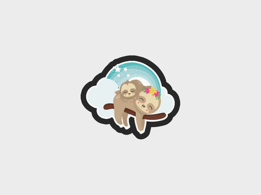 Sloth Mother's Love Cookie Cutter STL Files Cookie Cutter Files