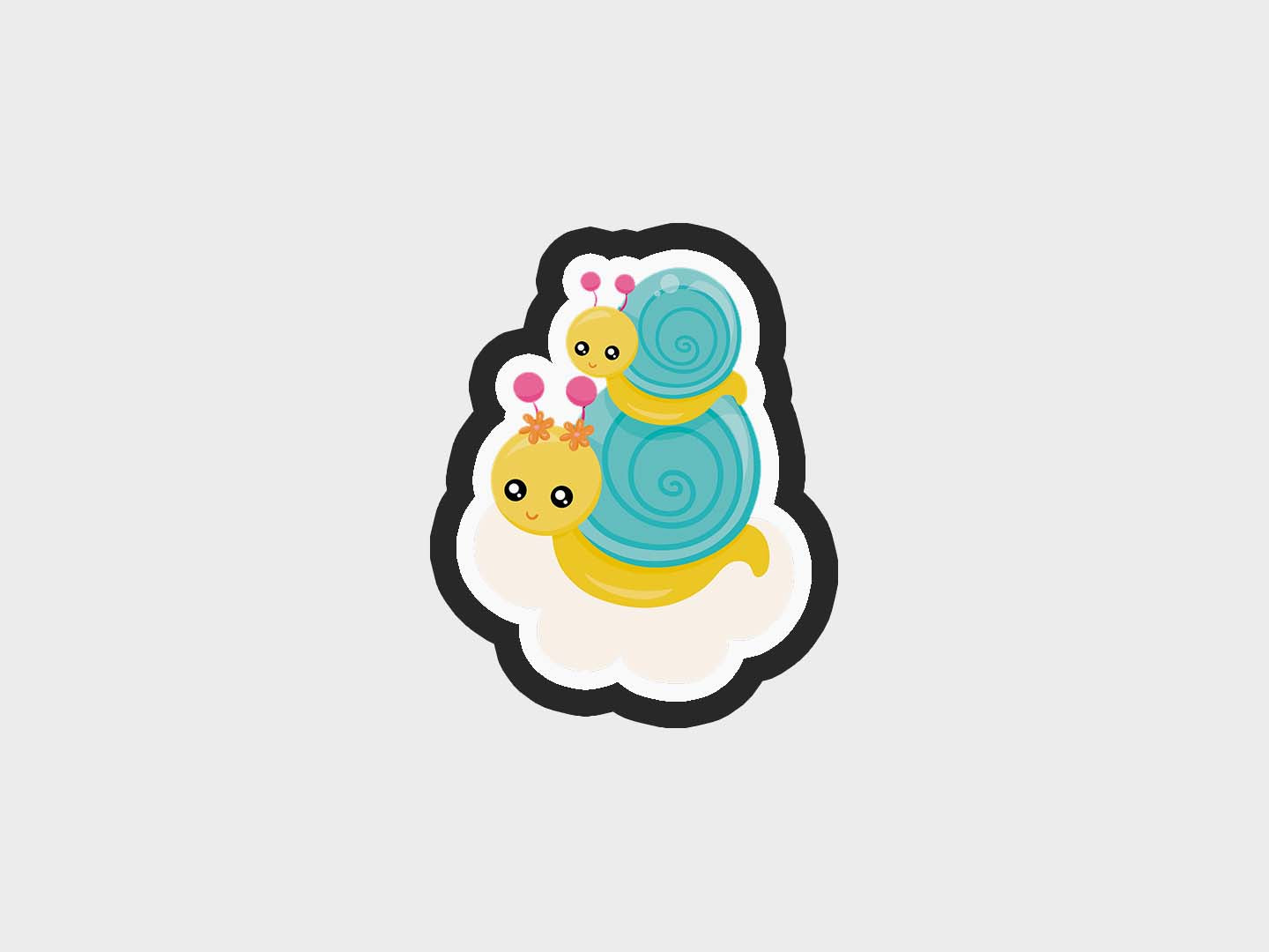 Snail Mother's Love Cookie Cutter STL Files Cookie Cutter Files