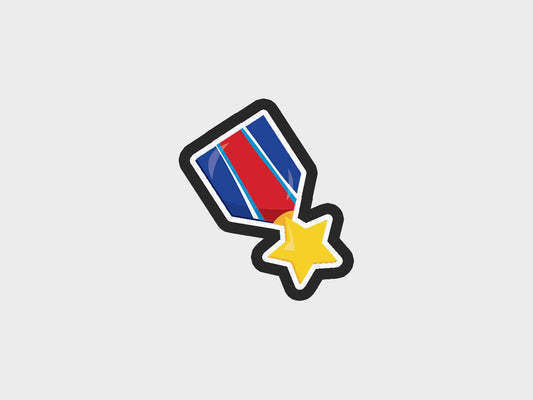 Star Medal Memorial Day Cookie Cutter STL Files Cookie Cutter Files