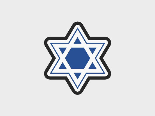 Star of David Hanukkah Cookie Cutter STL Files Cookie Cutter Files