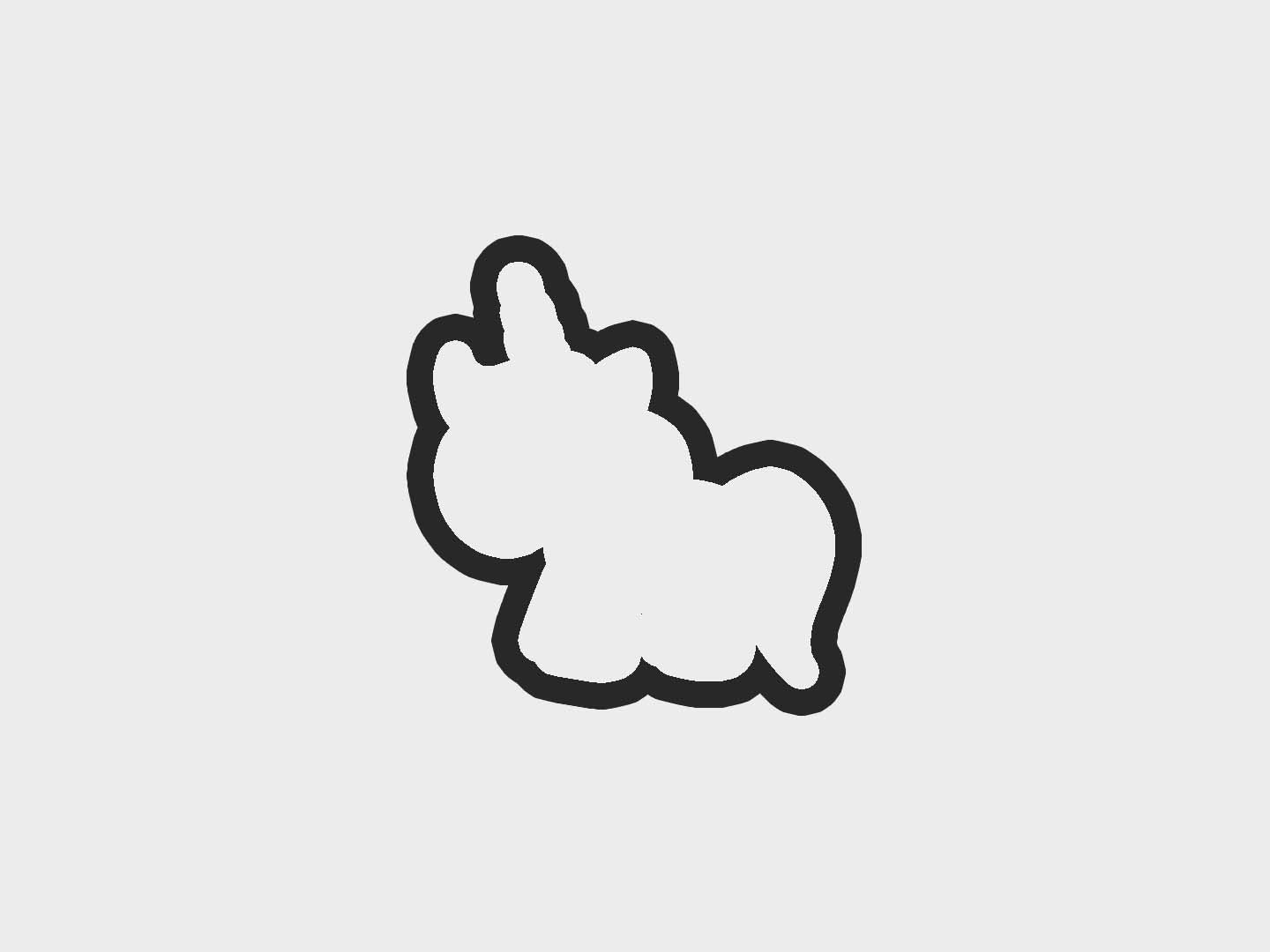 Unicorn Pretty Unicorn Pool Party Cookie Cutter STL Files Cookie Cutter Files