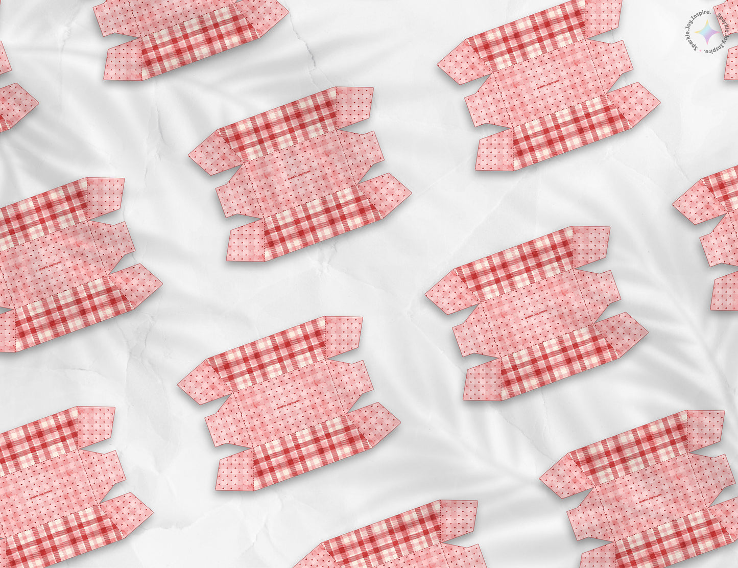 Valentine Flannel Snack Box Paper Craft Printable Paper Crafts