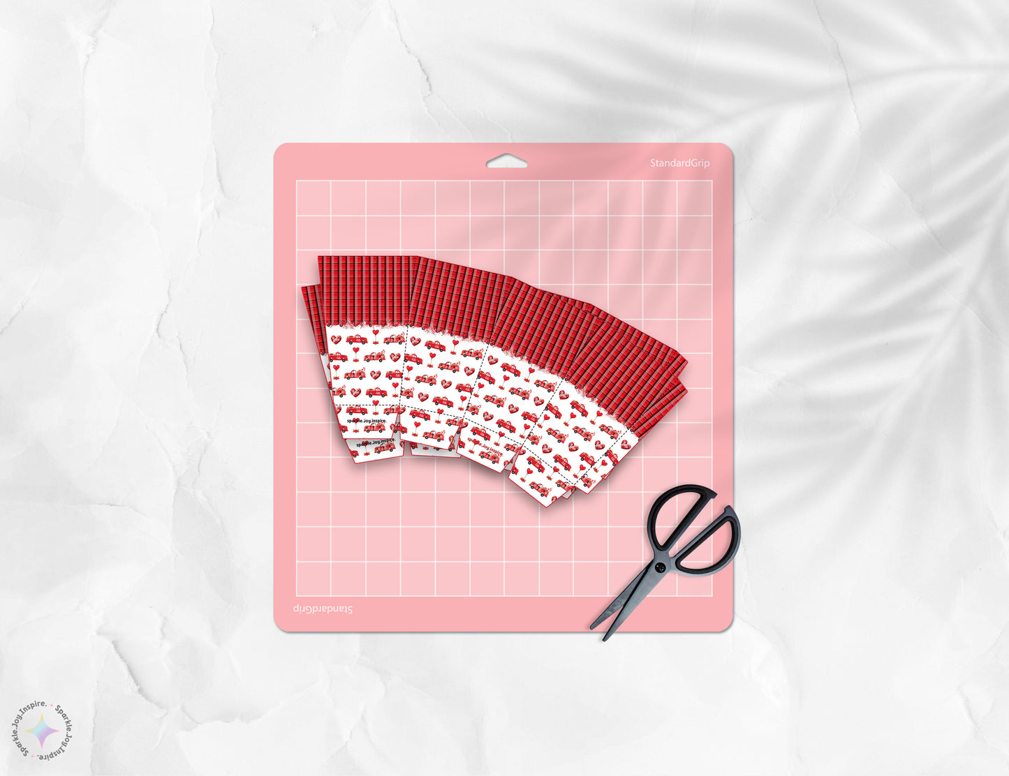 Valentine Trucks Popcorn Box Paper Craft Printable Paper Crafts