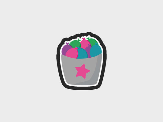 Water Balloon Bucket Water Play Fun Cookie Cutter STL Files Cookie Cutter Files